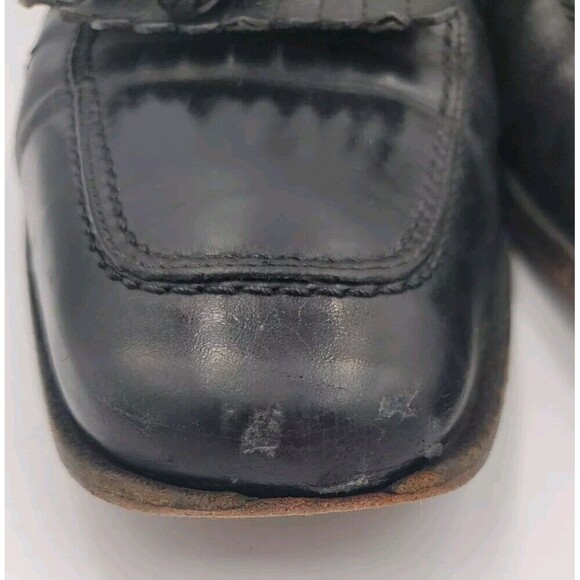 Salvatore Ferragamo Studio Black Tassel Dress Loafer‎ 10 B Made in Italy main image 11